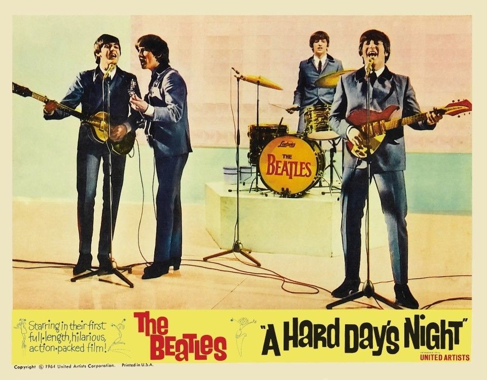 Photo | Beatles Hard Days Night poster | UCLA